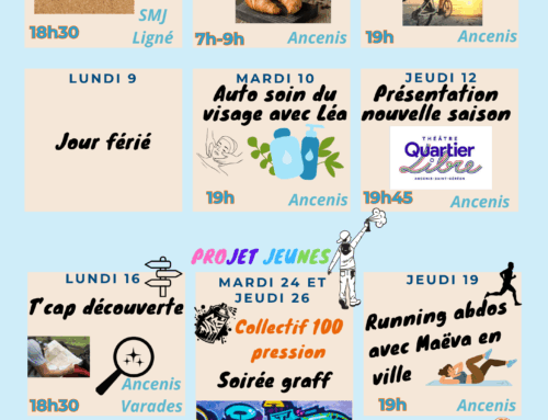 Planning d’animations mensuel